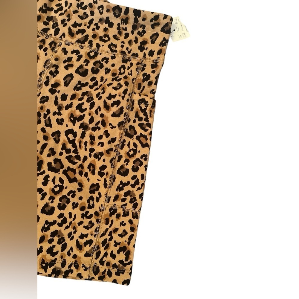 NEW J Crew Factory Animal Print High Rise Bike Shorts Size Small - Picture 5 of 7